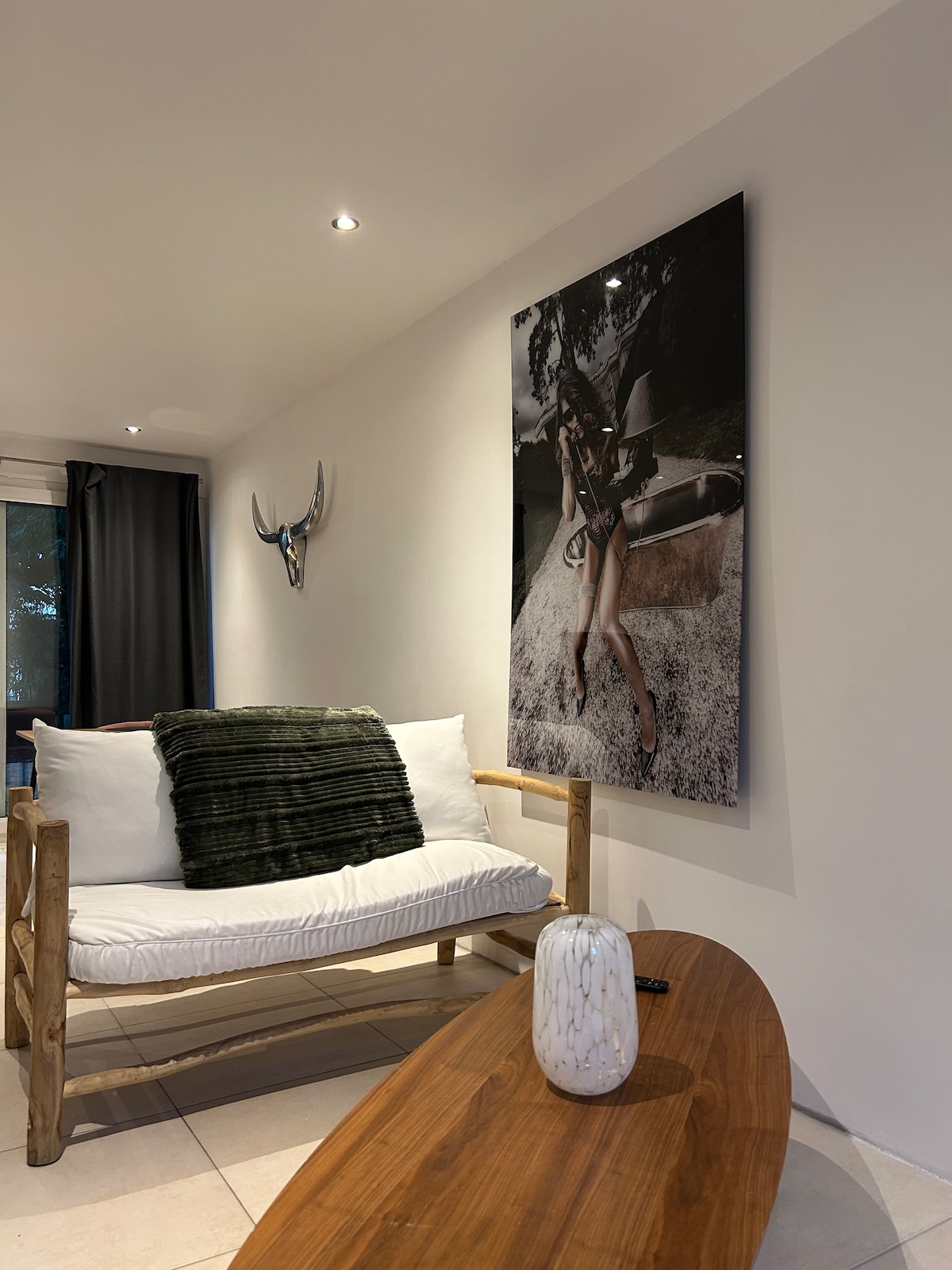 Salon contemporain du Loft à Mennecy